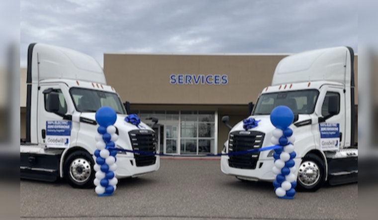 Goodwill Industries of New Mexico Goes Green with Portland-Made Freightliner Electric Trucks