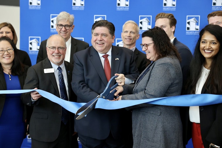 Gov. Pritzker Champions Clean Energy with Heartland College's EV Industry Training Center Launch
