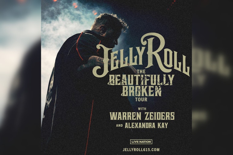 Grammy-Nominee Jelly Roll to Charm Fans in San Antonio on 'Beautifully Broken Tour'