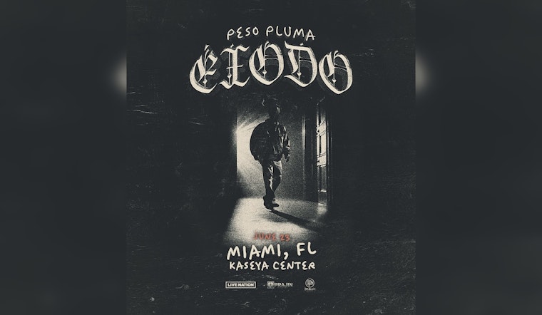 Grammy-Winning Artist Peso Pluma Set to Electrify Miami With Exodo Tour at Kaseya Center