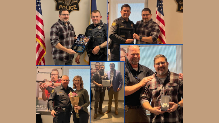Grapevine Police Veteran Lieutenant Eberling Honored by Governor Abbott at Retirement