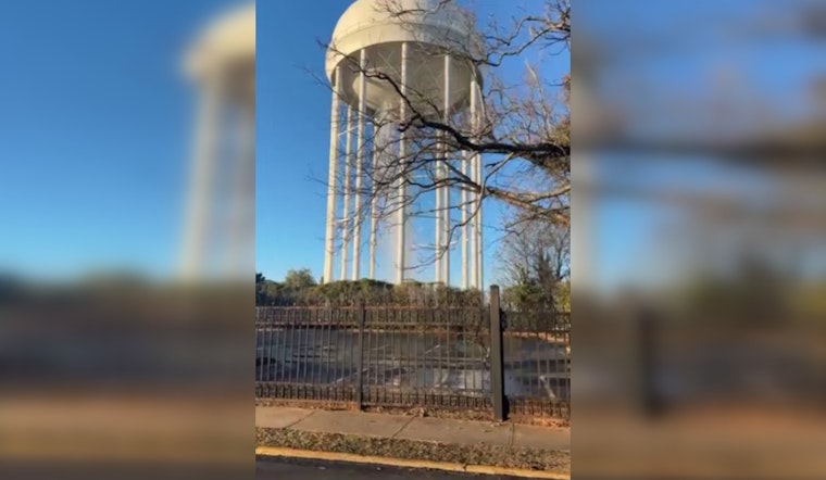 Griffin Water Tower Leak Causes Stir Near Stadium, No Threat to Water Supply Assured