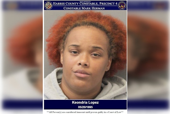 Harris County Deputies Apprehend Suspect Keondria Lopez on Criminal Trespass Charge