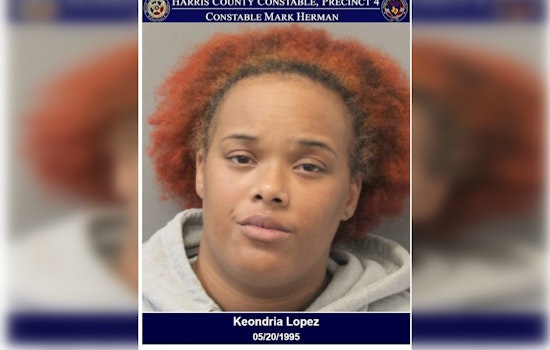 Harris County Deputies Apprehend Suspect Keondria Lopez on Criminal Trespass Charge