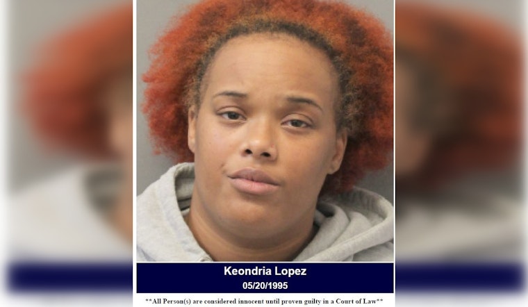 Harris County Deputies Apprehend Suspect Keondria Lopez on Criminal Trespass Charge