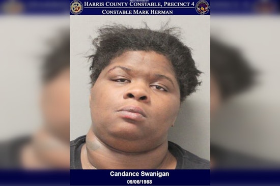 Harris County Woman Arrested for Violent Assault Amidst Disturbance in Timber Forest