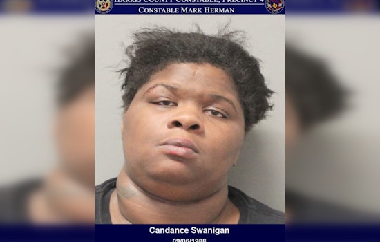Harris County Woman Arrested for Violent Assault Amidst Disturbance in Timber Forest