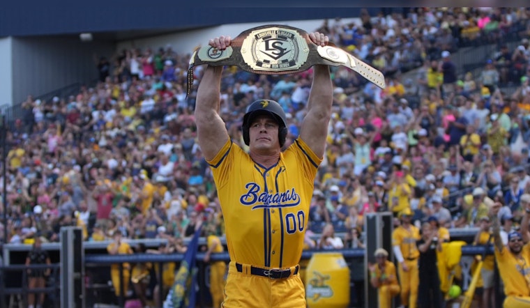 Hollywood and WWE Icon John Cena Strikes Out with Flair at Savannah Bananas' Opener in Tampa Bay