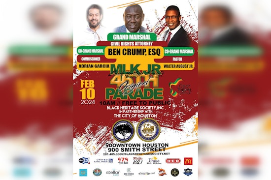 Houston's Rescheduled 46th Annual "Original" MLK Parade to March Through Downtown in February with Benjamin Crump as Grand Marshal