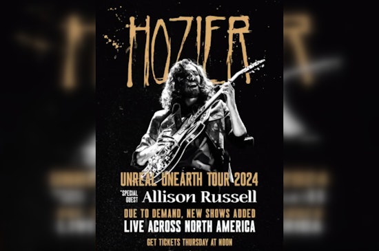 Hozier to Enchant San Antonio with 'Unreal Unearth Tour' at Frost Bank Center in September