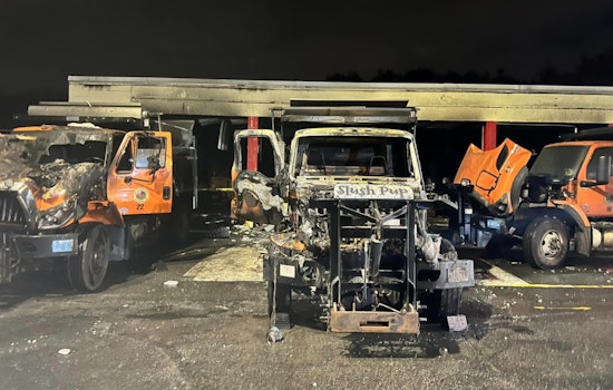 Hudson DPW Garage Fire Torches Snow Plows, Poses Challenges for Winter Weather Management