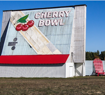 Iconic Cherry Bowl Drive-In Theatre in Honor, Michigan, Listed for Sale Near Traverse City