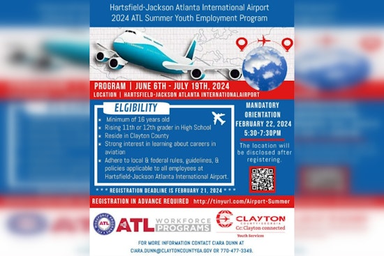 Clayton County to Launch 2024 ATL Summer Youth Employment Program for High School Students