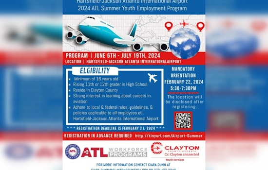 Clayton County to Launch 2024 ATL Summer Youth Employment Program for High School Students
