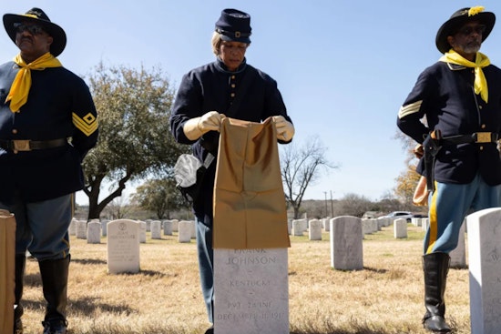 In San Antonio Ceremony, Black Soldiers from 1917 Finally Receive Proper Headstones