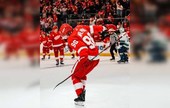 Jake Walman's Overtime Heroics Lift Detroit Red Wings Over Vancouver Canucks in Thrilling 4-3 Win