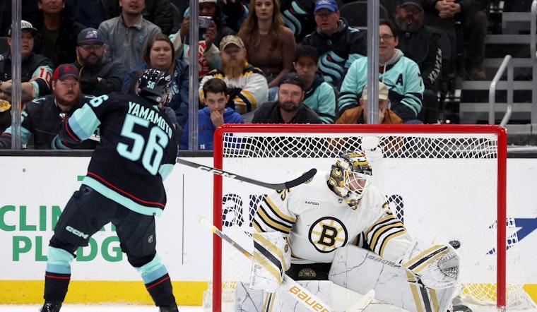 Kraken Beat Bruins 4-3 in Thrilling Shootout, Pastrnak's Hat Trick is Not Enough