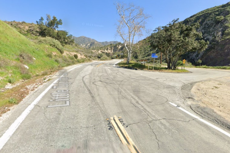 LAFD Joins Angeles National Forest Responders in Assisting Injured Person After Vehicle Plunges Off Road