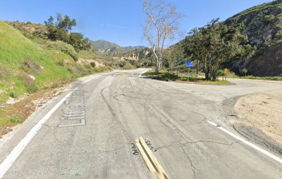 LAFD Joins Angeles National Forest Responders in Assisting Injured Person After Vehicle Plunges Off Road