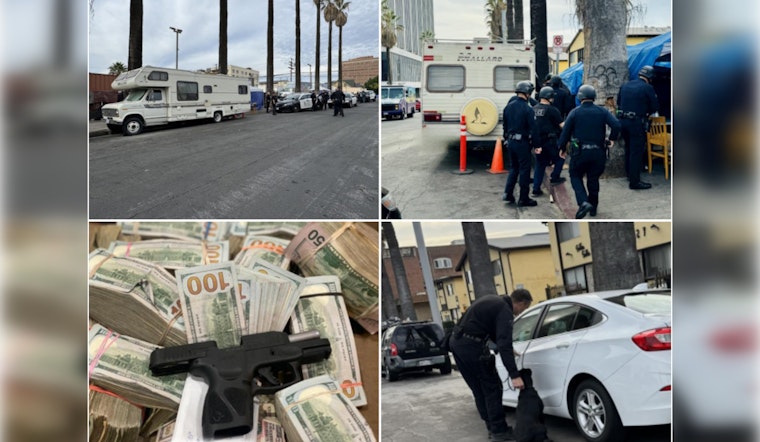 LAPD Cracks Down on Drug Operations Hidden Within Homeless Camp, Seizes Cocaine and Makes Arrests in Los Angeles