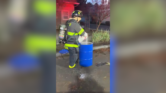 VIDEO: Livermore-Pleasanton Firefighters Avert Disaster, Tame Rogue Scooter Fire in Pleasanton