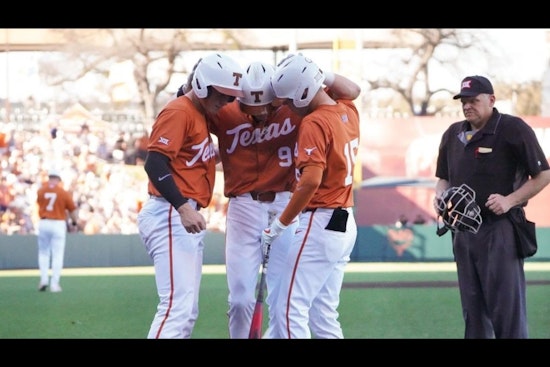Longhorns Eye Sweep After Dominant 6-0 Shutout Against Cal Poly in Austin