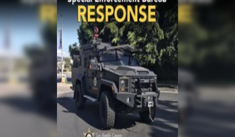 Los Angeles County SEB in Standoff with Barricaded Suspect in Malibu
