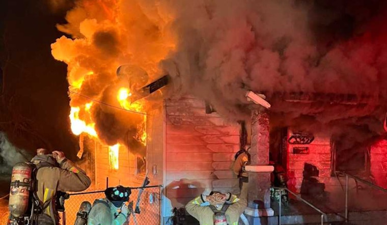 Louisville Home Engulfed in Flames, Displaces Family and Pets in Portland Neighborhood
