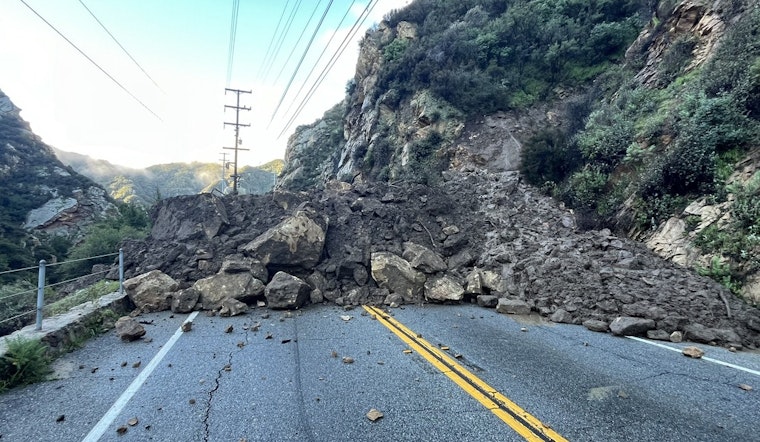 Malibu Rock and Mudslides Prompt Road Closures, Disrupting Traffic and Pepperdine Classes Amid Continuous Rainfall in Los Angeles Area
