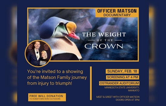 Mankato Community to Gather for Screening of Documentary on Officer Matson's Recovery Journey