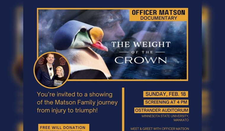 Mankato Community to Gather for Screening of Documentary on Officer Matson's Recovery Journey