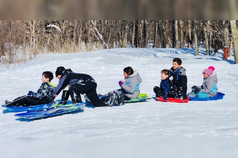 Maple Grove Rallies for Future Winters with Sled Donations to the New Sled Shed