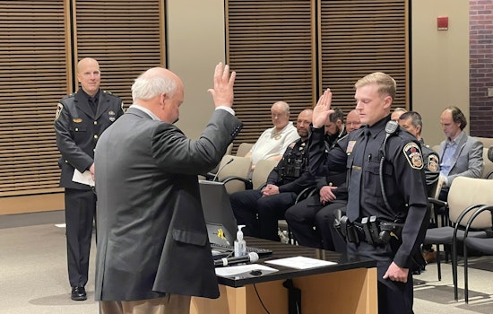 Maple Grove Welcomes Officer Thomas Doebbert to the Police Force After Rigorous Training