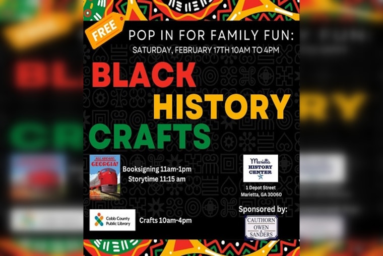 Marietta History Center Celebrates Black History Month with Free Family Fun Day