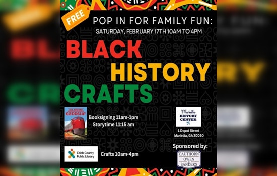 Marietta History Center Celebrates Black History Month with Free Family Fun Day