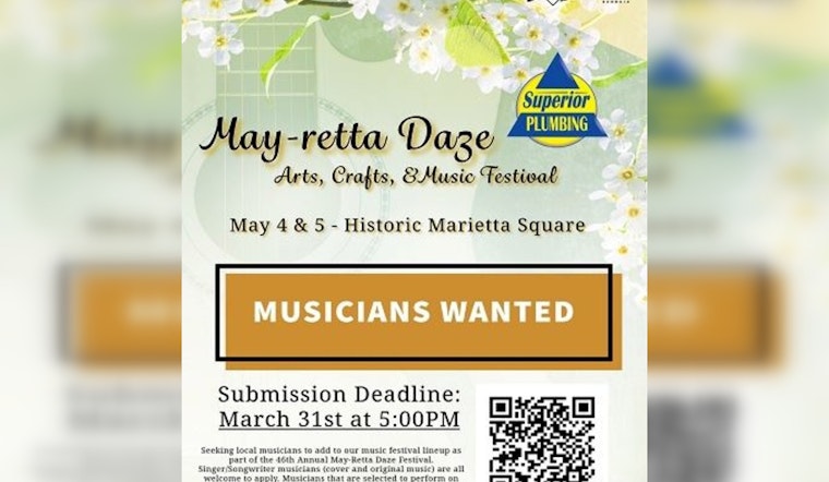 Marietta Seeks Soloists and Duos for 46th Annual May-retta Daze Festival Stage