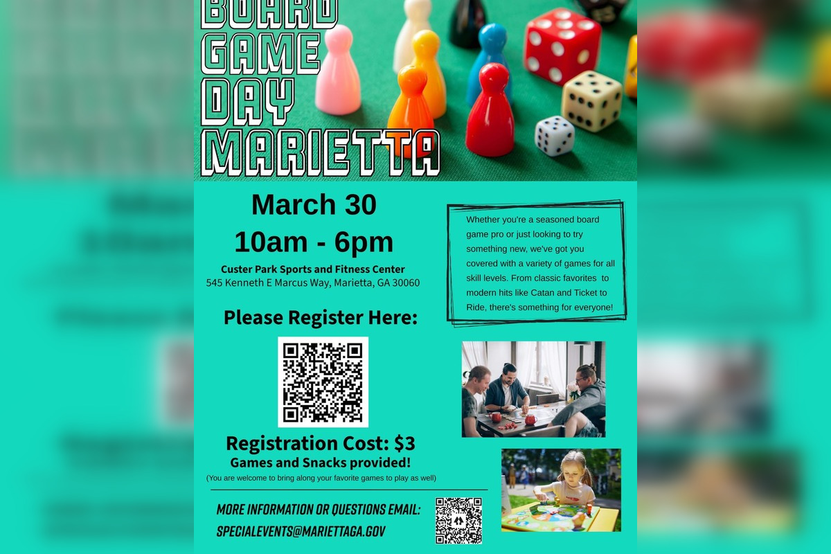 Marietta Unveils Board Game Day Marietta, Invites Locals to Unite Over