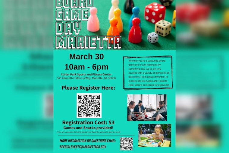 Marietta Unveils Board Game Day Marietta, Invites Locals to Unite Over Tabletop Fun