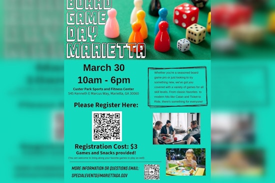 Marietta Unveils Board Game Day Marietta, Invites Locals to Unite Over Tabletop Fun