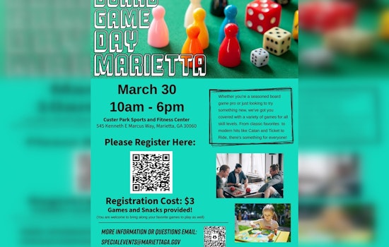 Marietta Unveils Board Game Day Marietta, Invites Locals to Unite Over Tabletop Fun