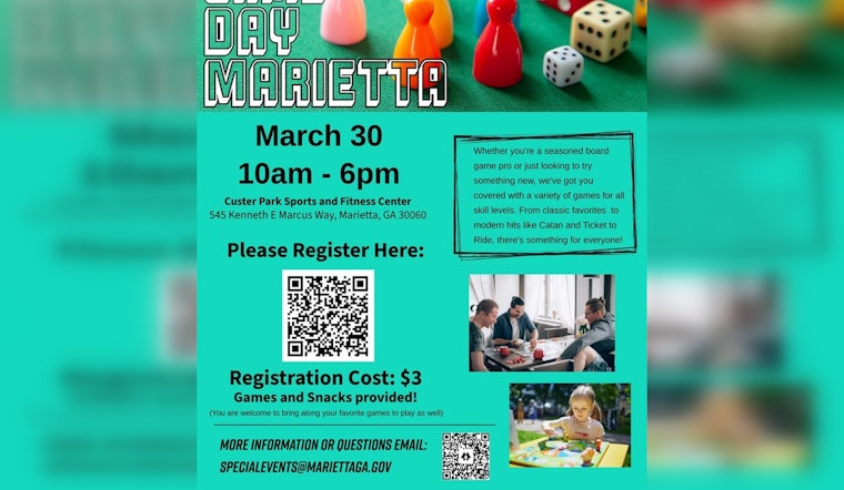 Marietta Unveils Board Game Day Marietta, Invites Locals to Unite Over Tabletop Fun