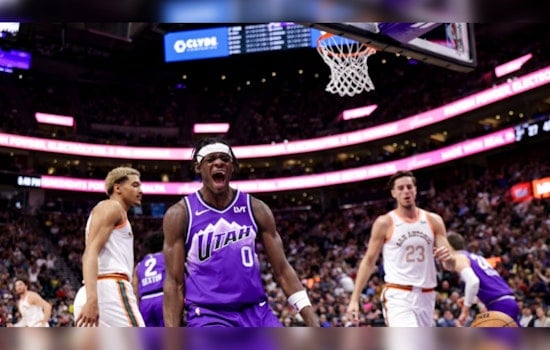 Markkanen Leads Utah Jazz to Commanding 128-109 Victory Over San Antonio Spurs