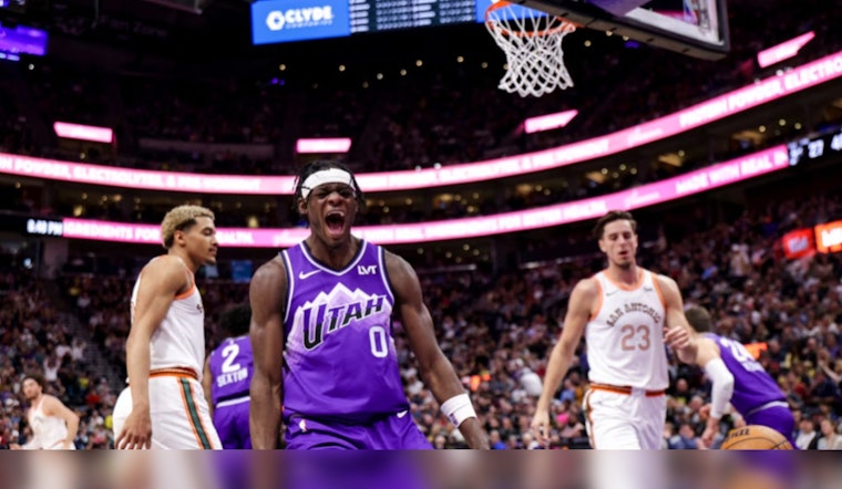 Markkanen Leads Utah Jazz to Commanding 128-109 Victory Over San Antonio Spurs