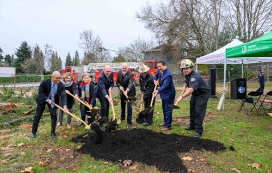 Mayor Harrell and Seattle officials break ground on new Fire Station 31 in North Seattle