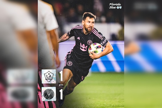 Messi's Stoppage-Time Goal Secures Dramatic 1-1 Draw for Inter Miami Against LA Galaxy
