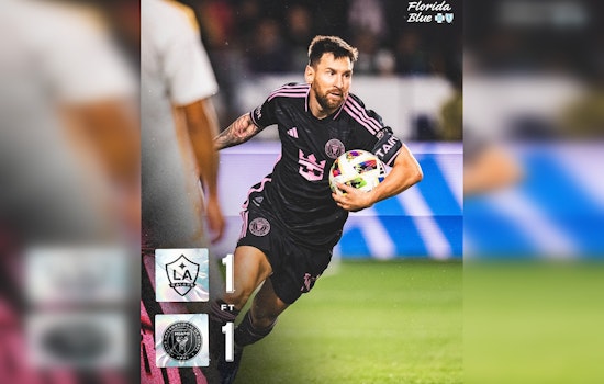 Messi's Stoppage-Time Goal Secures Dramatic 1-1 Draw for Inter Miami Against LA Galaxy