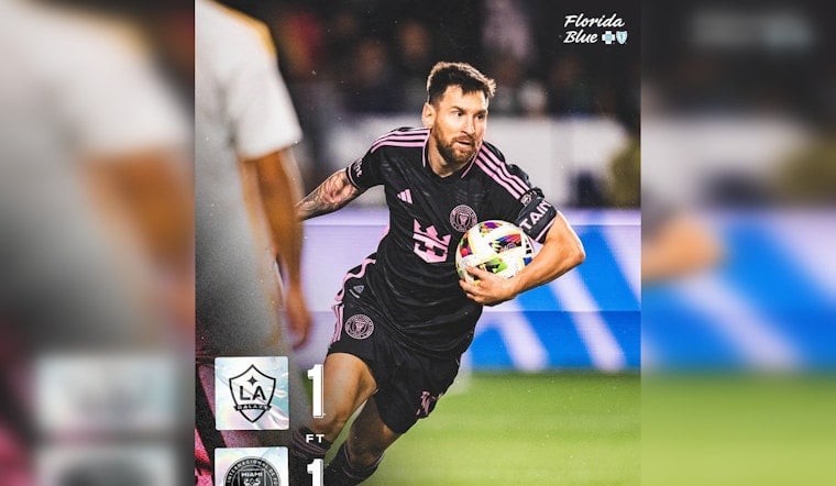 Messi's Stoppage-Time Goal Secures Dramatic 1-1 Draw for Inter Miami Against LA Galaxy