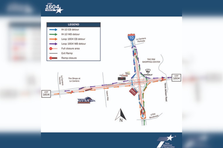Metal Plate on I-10 West Near Downtown Causes Commuting Delays in San Antonio