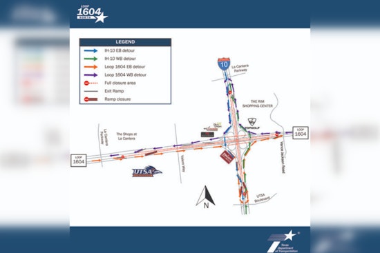 Metal Plate on I-10 West Near Downtown Causes Commuting Delays in San Antonio