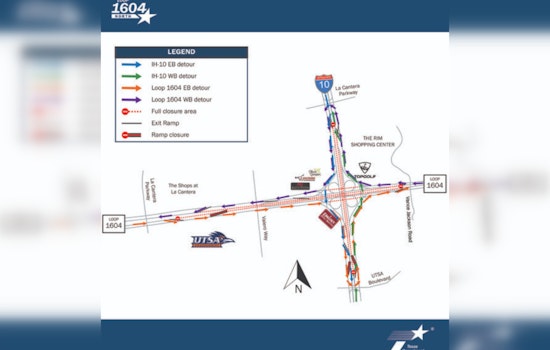 Metal Plate on I-10 West Near Downtown Causes Commuting Delays in San Antonio